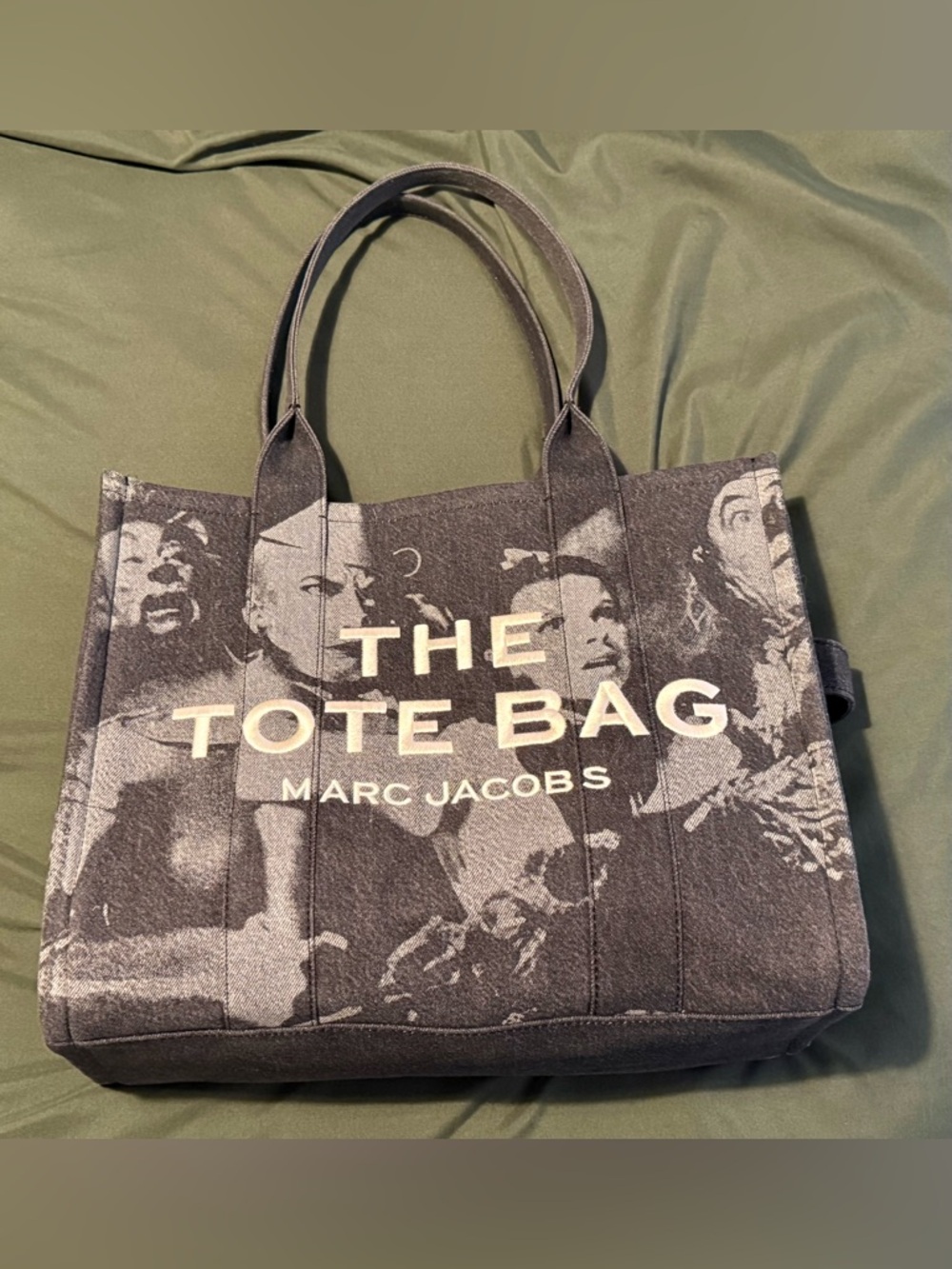 Marc Jacobs Black Denim Wizard of Oz Large Tote